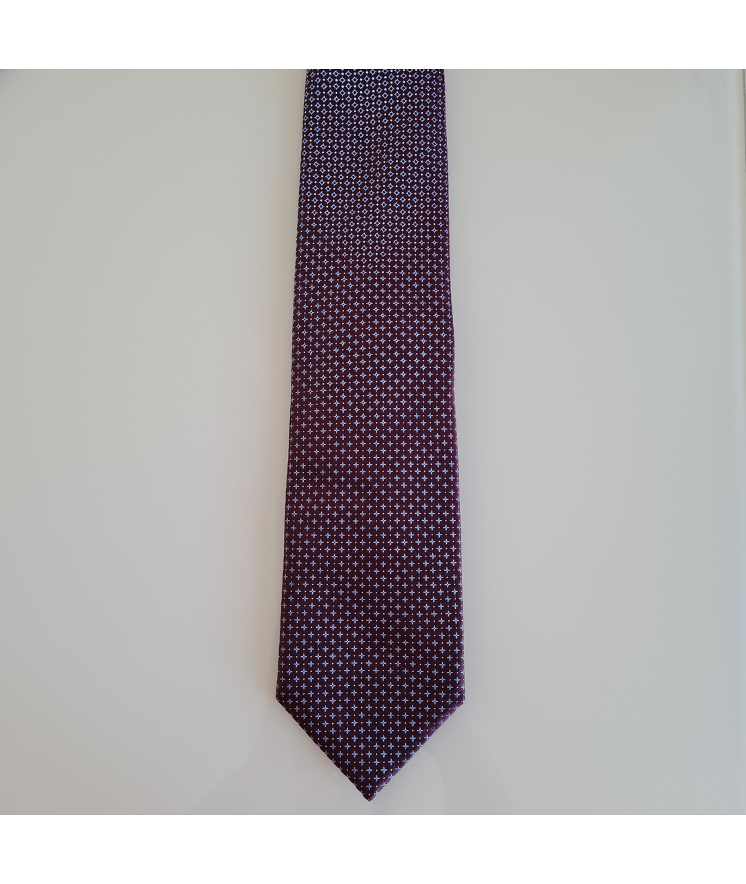BRIONI Бордовый шелковый галстук, фото 6