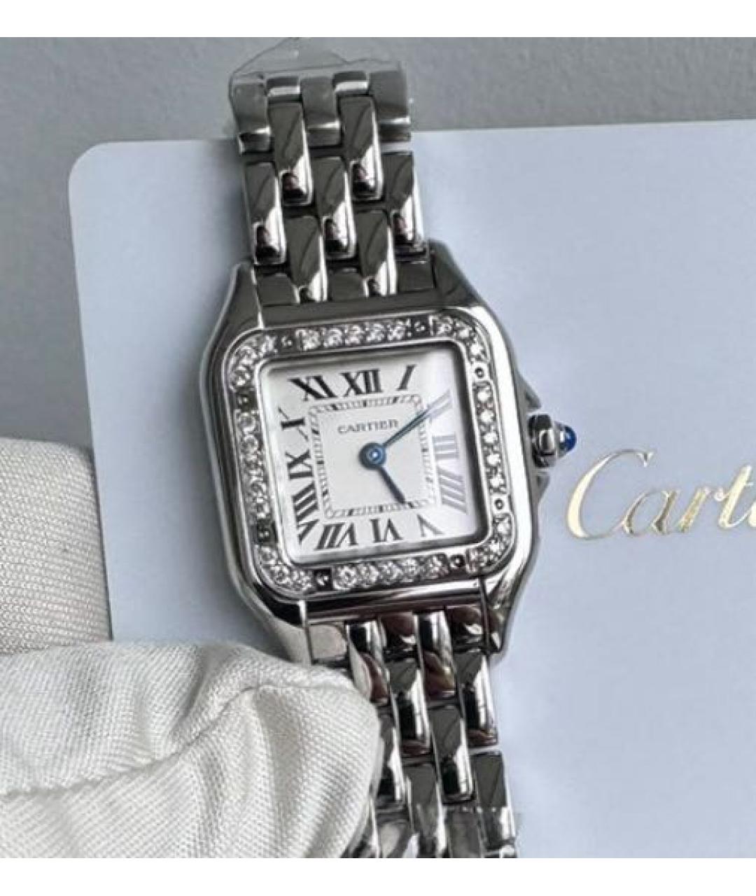 CARTIER Белые часы, фото 2