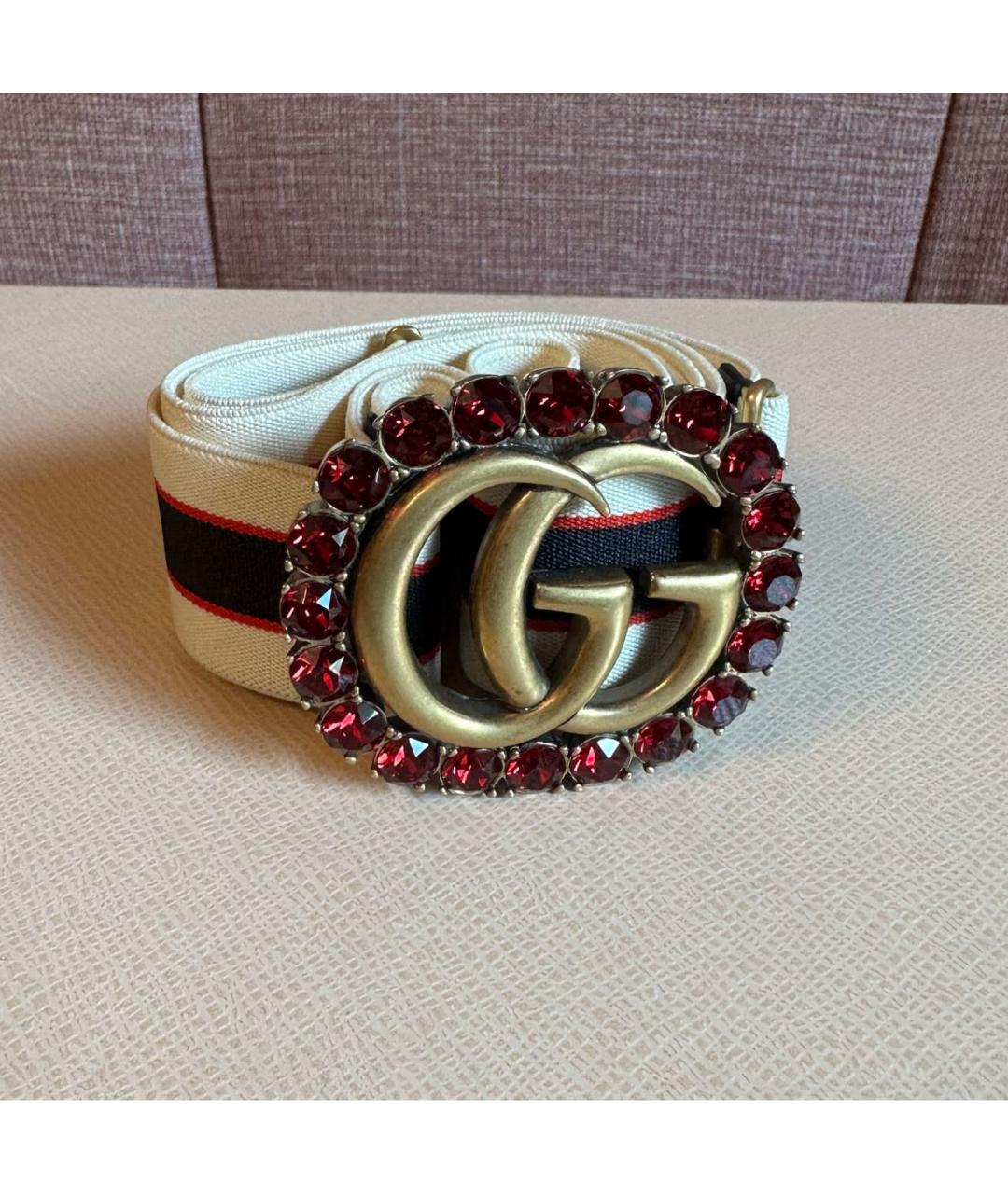 GUCCI Белый ремень, фото 6