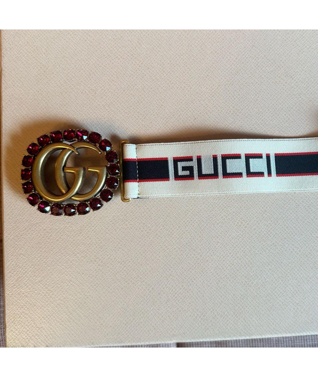 GUCCI Белый ремень, фото 2