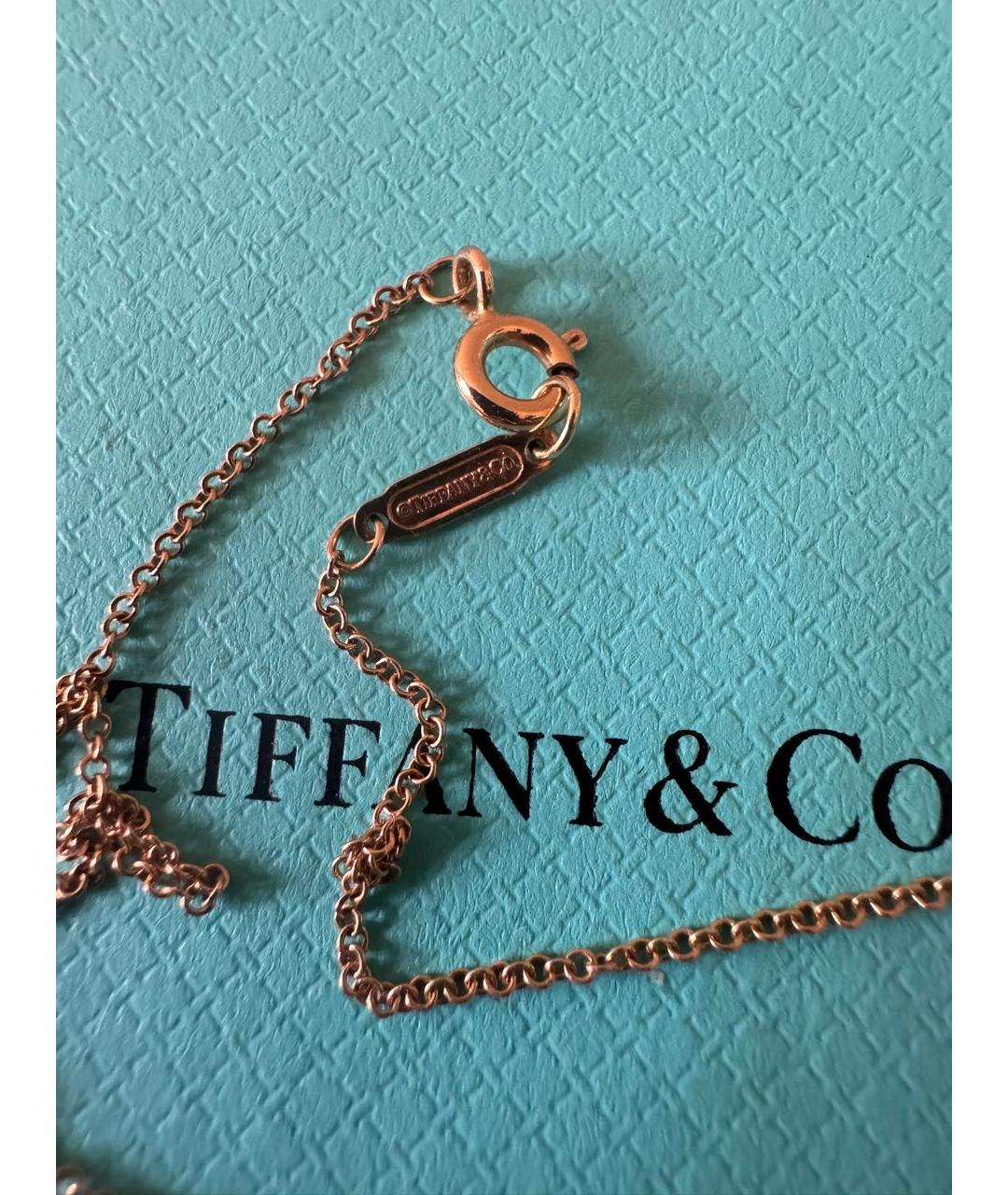 TIFFANY&CO Розовая подвеска из розового золота, фото 4