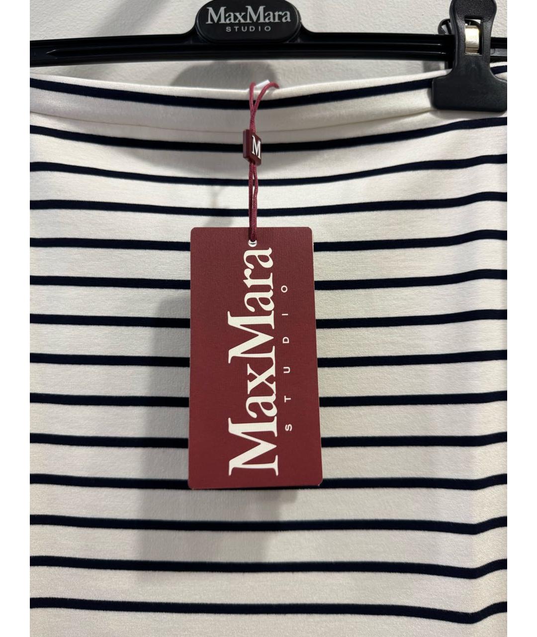 MAX MARA STUDIO Мульти вискозная юбка миди, фото 3