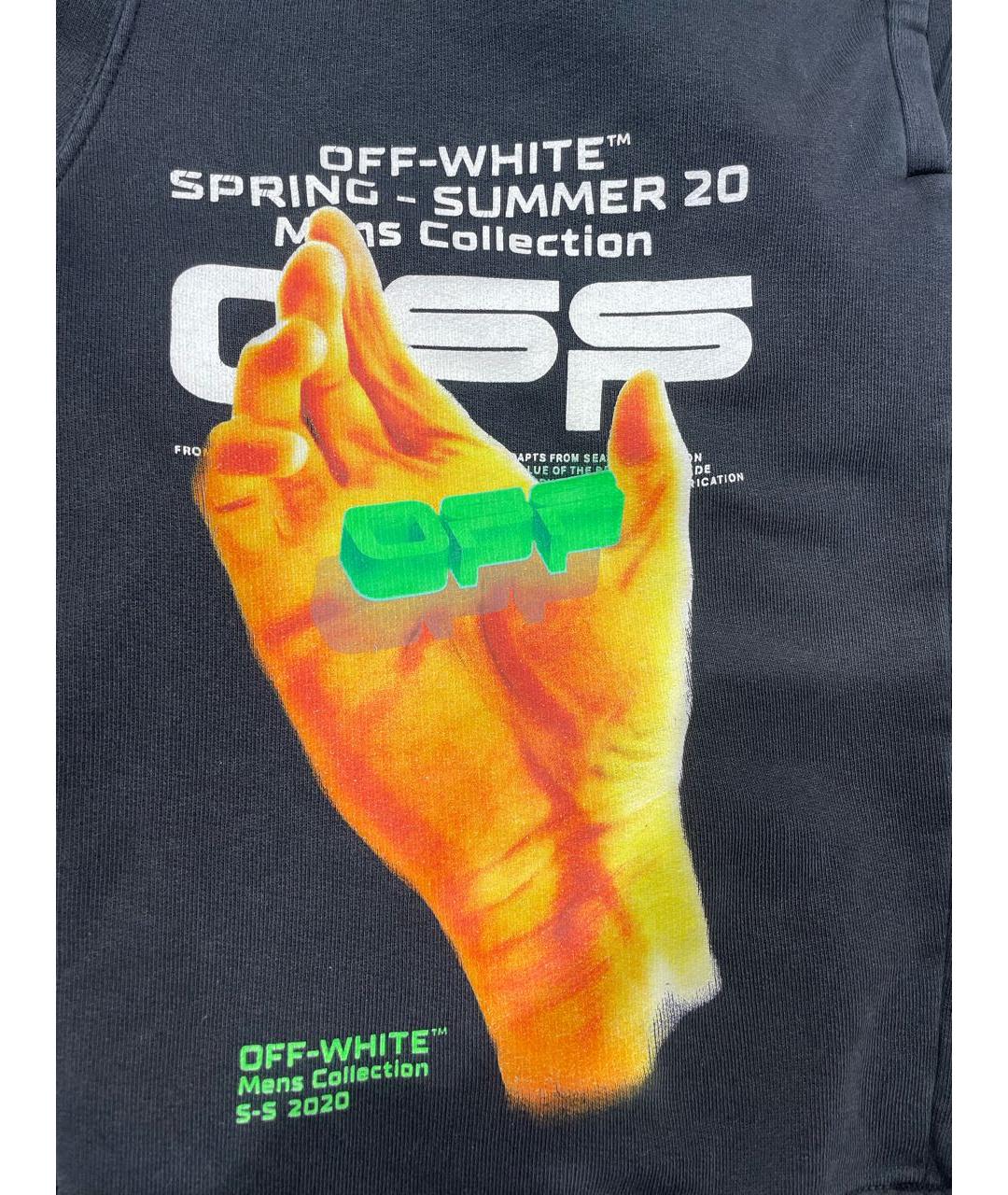 OFF-WHITE Черные шорты, фото 4