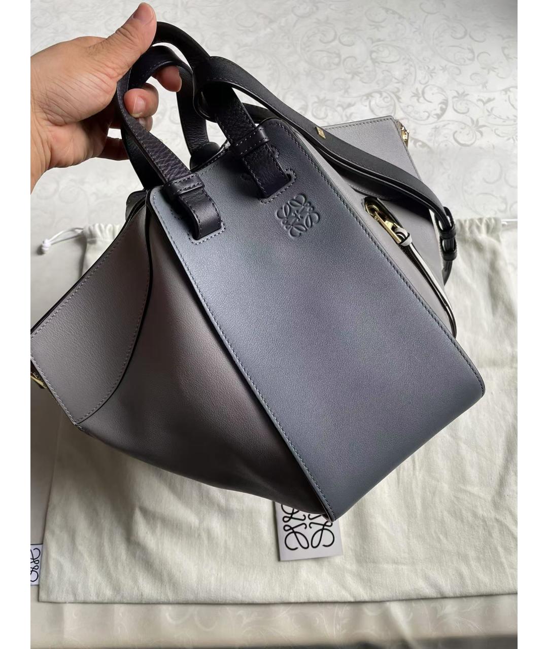 LOEWE Серая сумка тоут, фото 2
