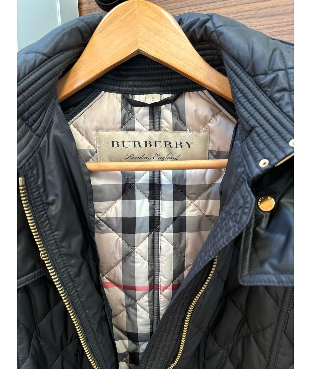 BURBERRY Черное пальто, фото 5