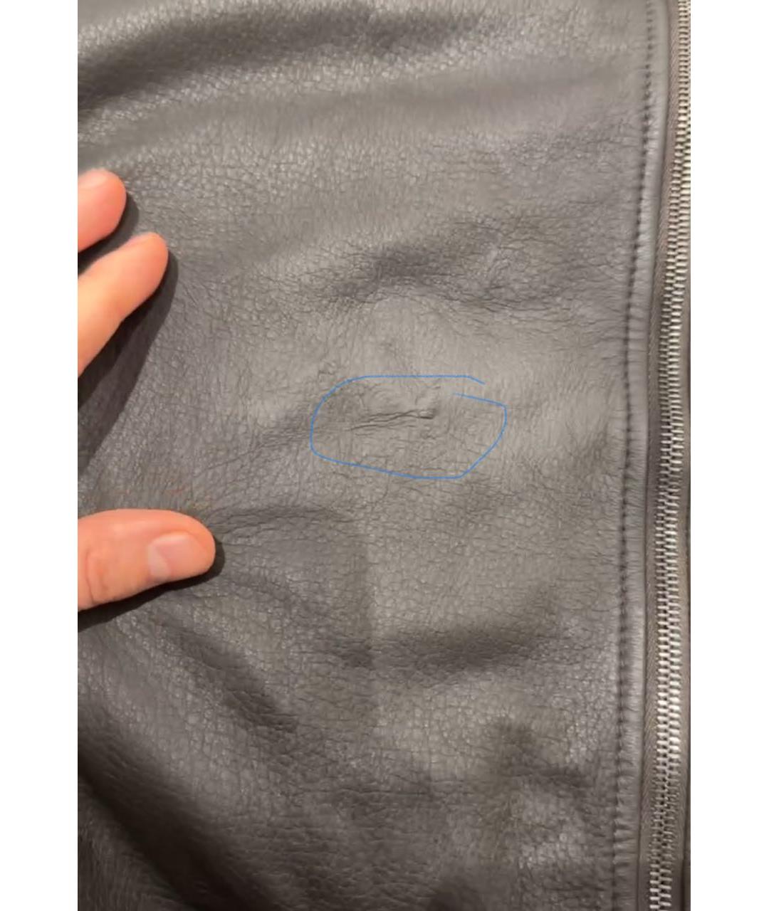 PAL ZILERI Коричневая кожаная куртка, фото 7