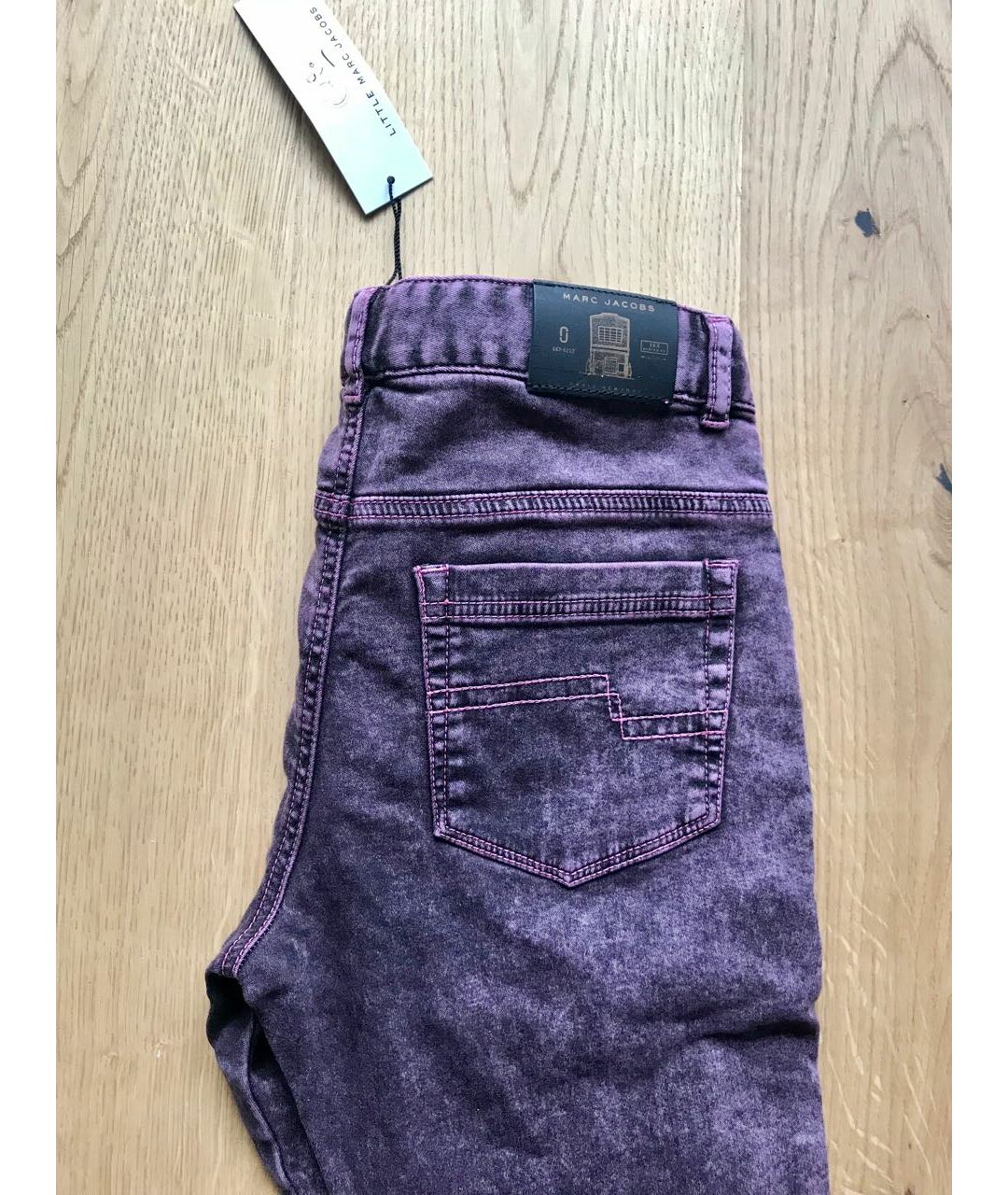 MARC JACOBS Фиолетовые хлопковые детские джинсы, фото 3