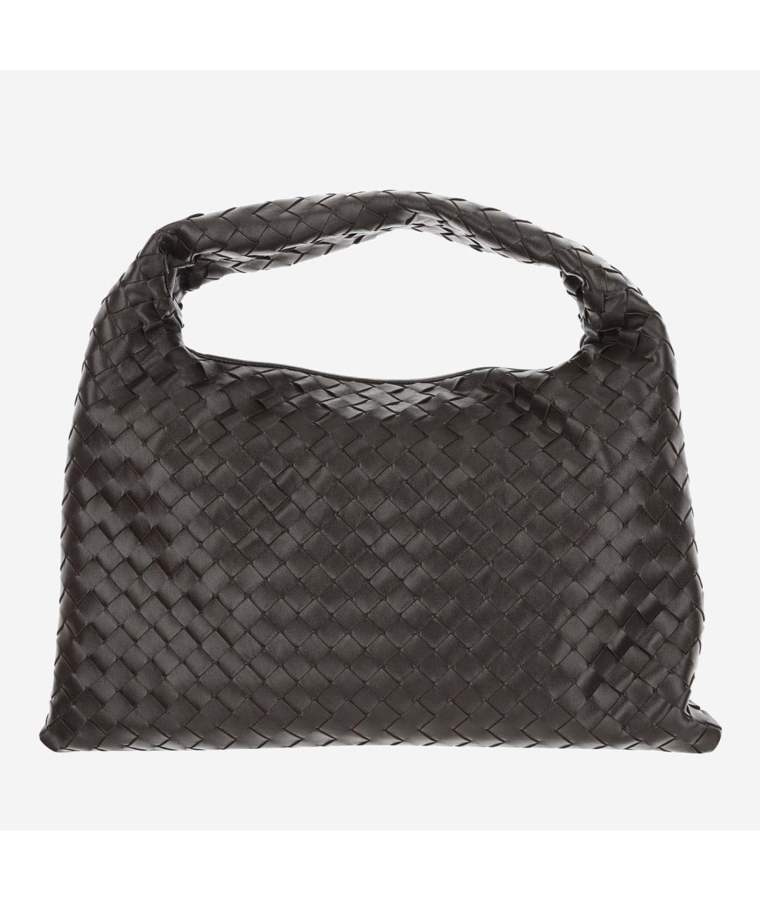 BOTTEGA VENETA Коричневая кожаная сумка через плечо, фото 3