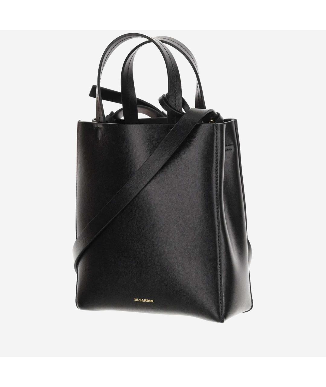 JIL SANDER Черная сумка тоут, фото 3