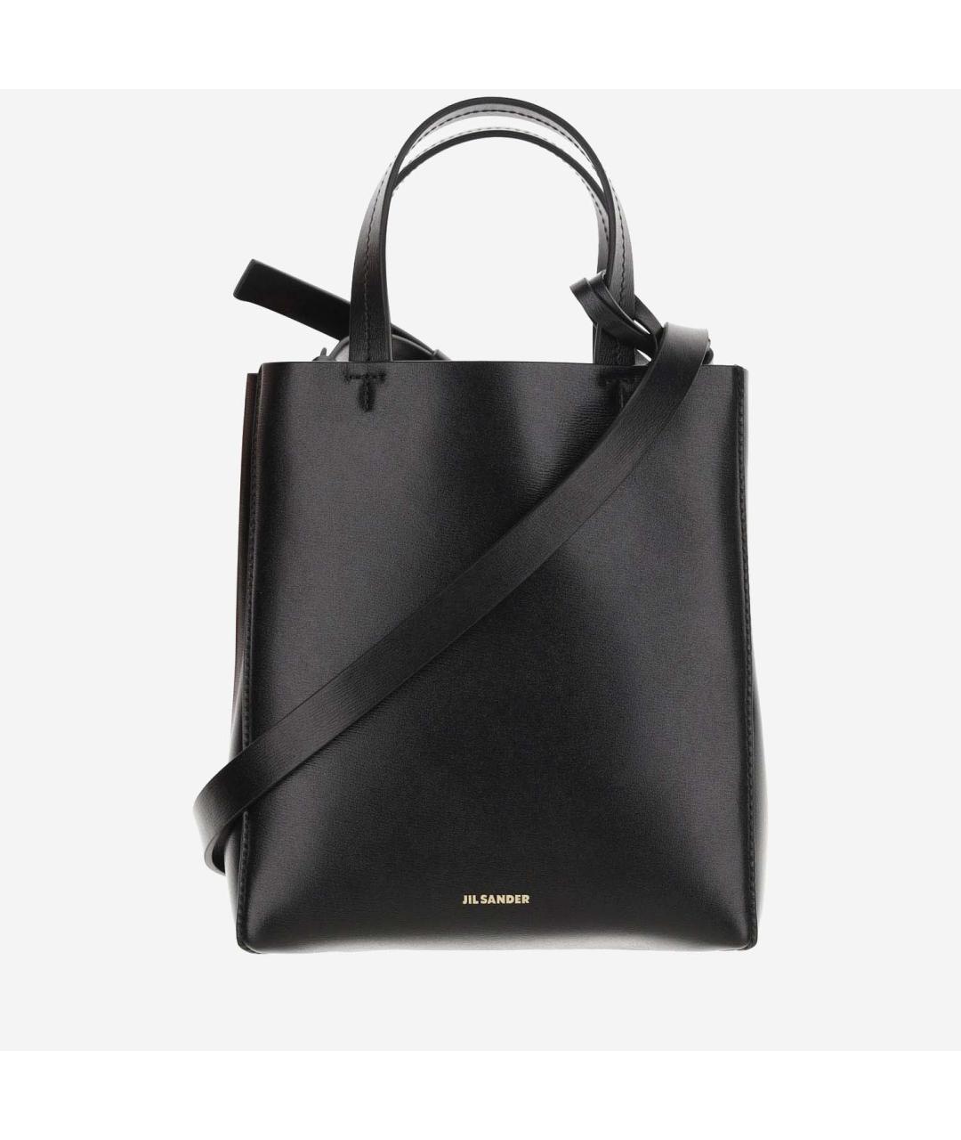 JIL SANDER Черная сумка тоут, фото 2