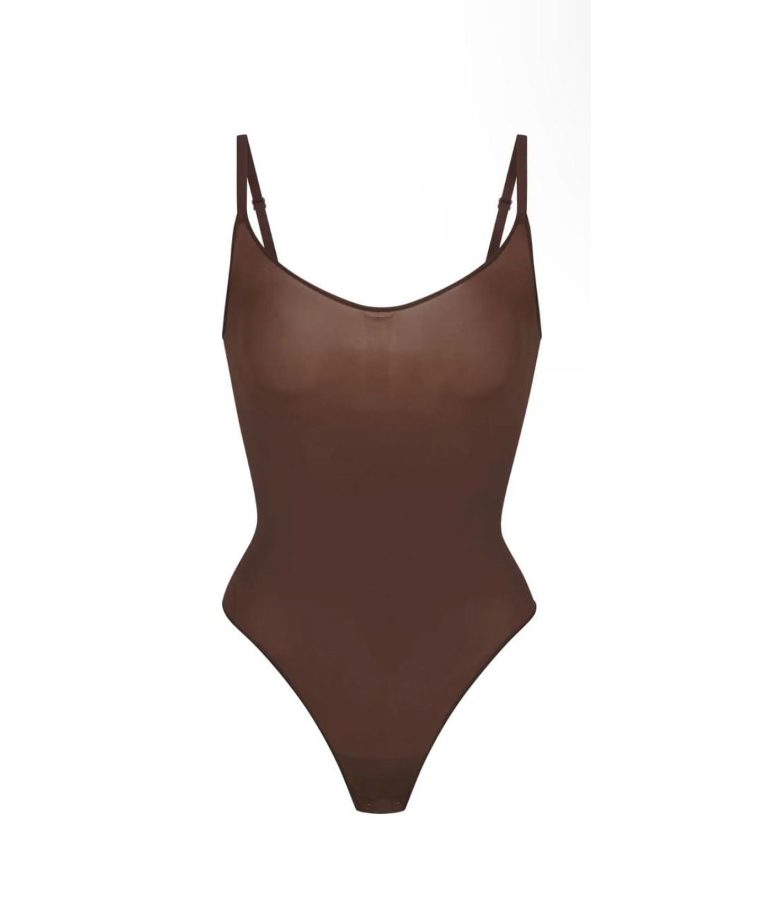 SKIMS Коричневое боди, фото 5