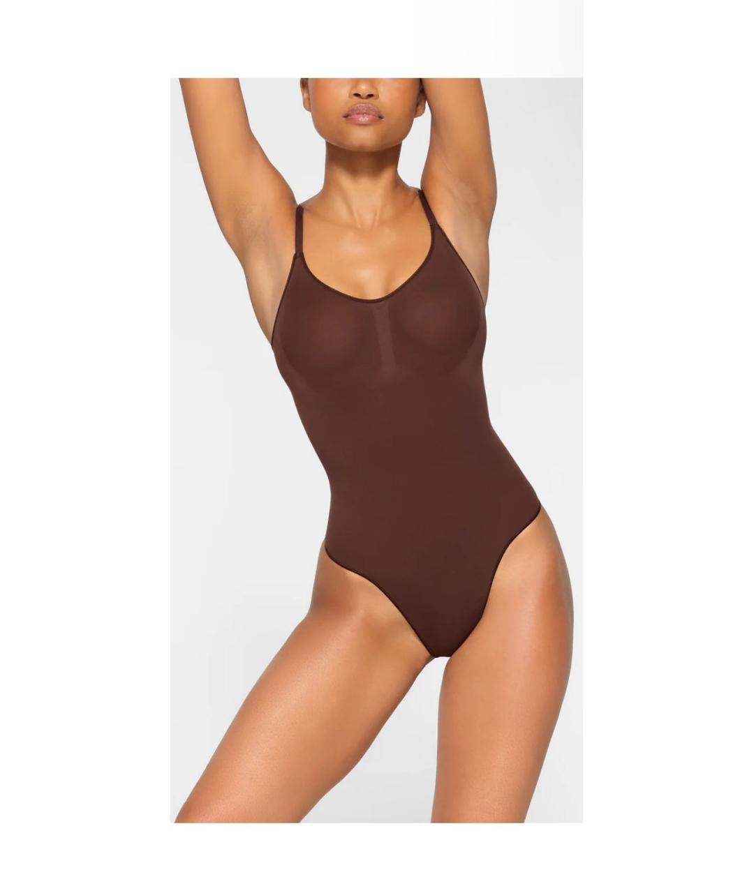 SKIMS Коричневое боди, фото 2