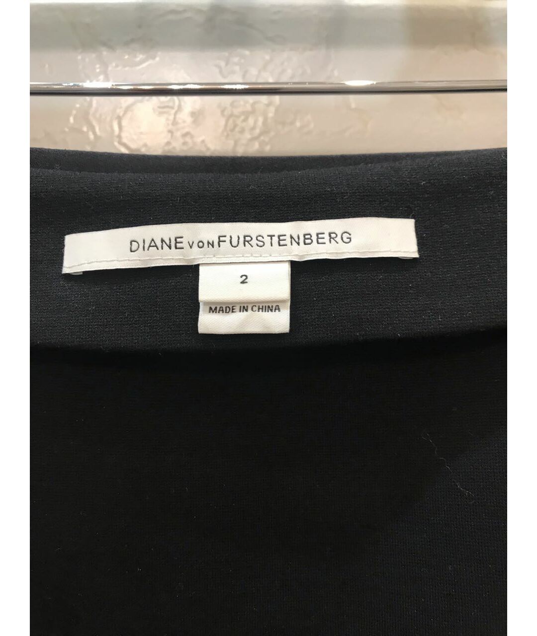 DIANE VON FURSTENBERG Черная шерстяная юбка мини, фото 7
