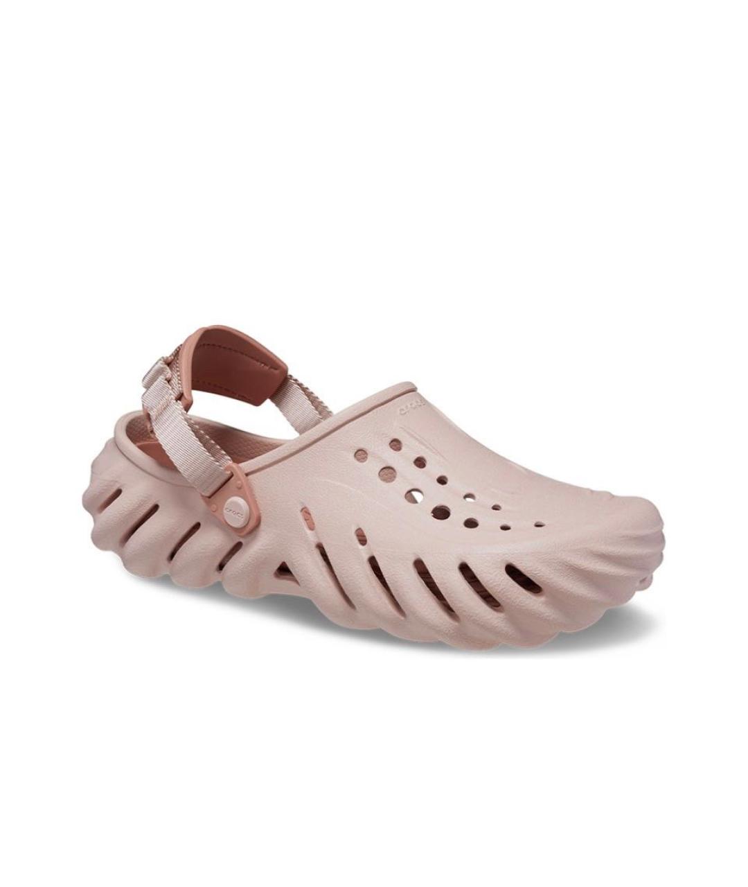 CROCS Розовые резиновые сабо, фото 2