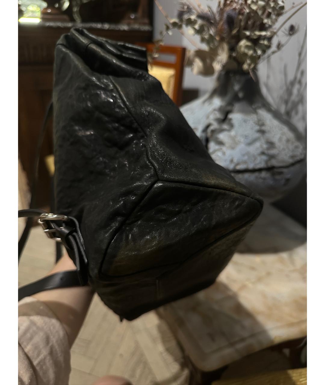 VIVIENNE WESTWOOD Черный кожаный рюкзак, фото 6