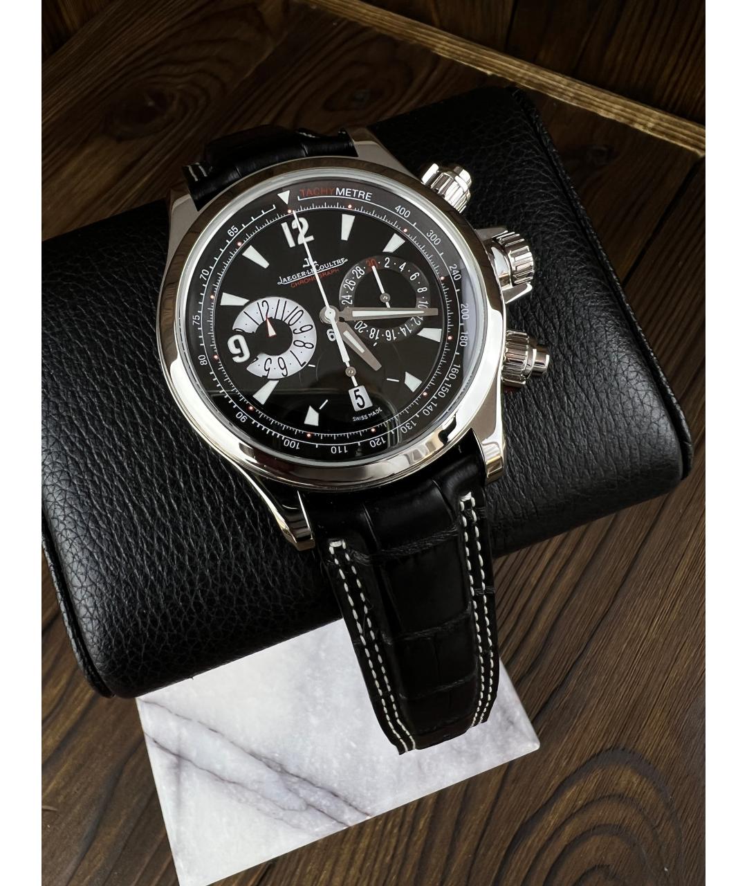 Jaeger LeCoultre Черные часы, фото 2