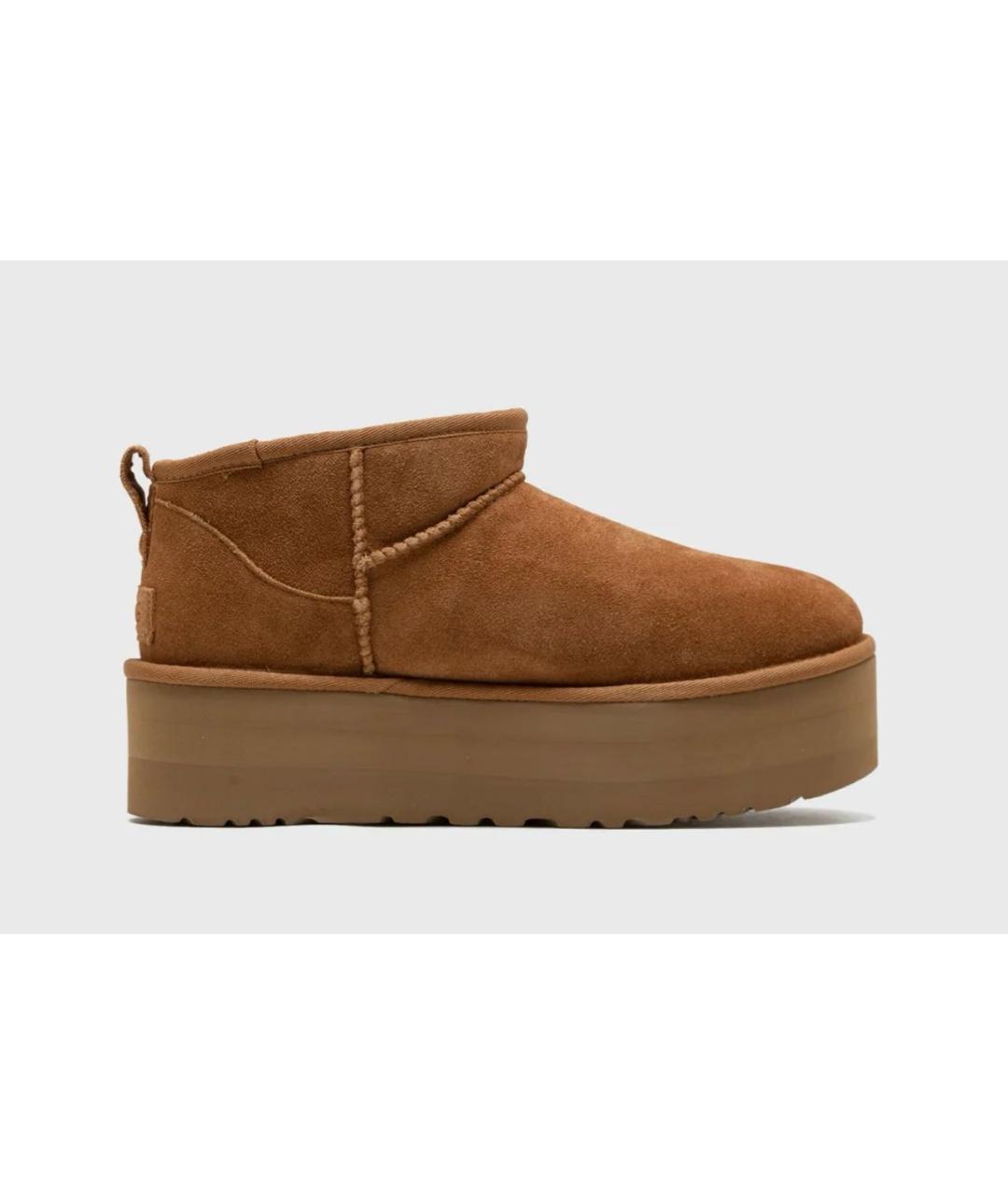 UGG AUSTRALIA Коричневые замшевые ботинки, фото 1