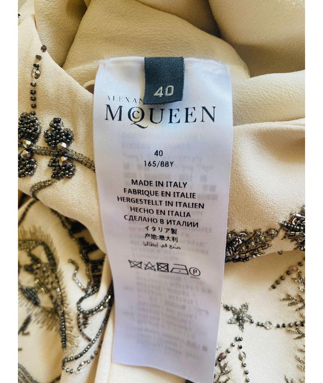 ALEXANDER MCQUEEN Креповое вечернее платье, фото 8