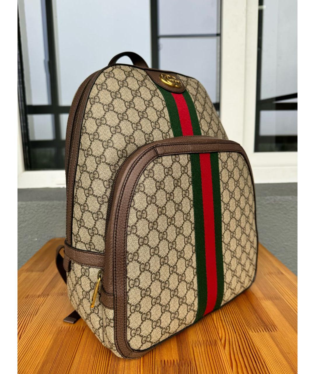 GUCCI Коричневый рюкзак, фото 2