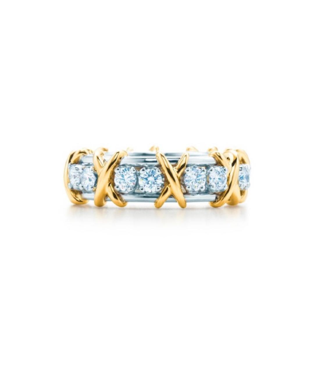 TIFFANY&CO Серебряное платиновое кольцо, фото 1