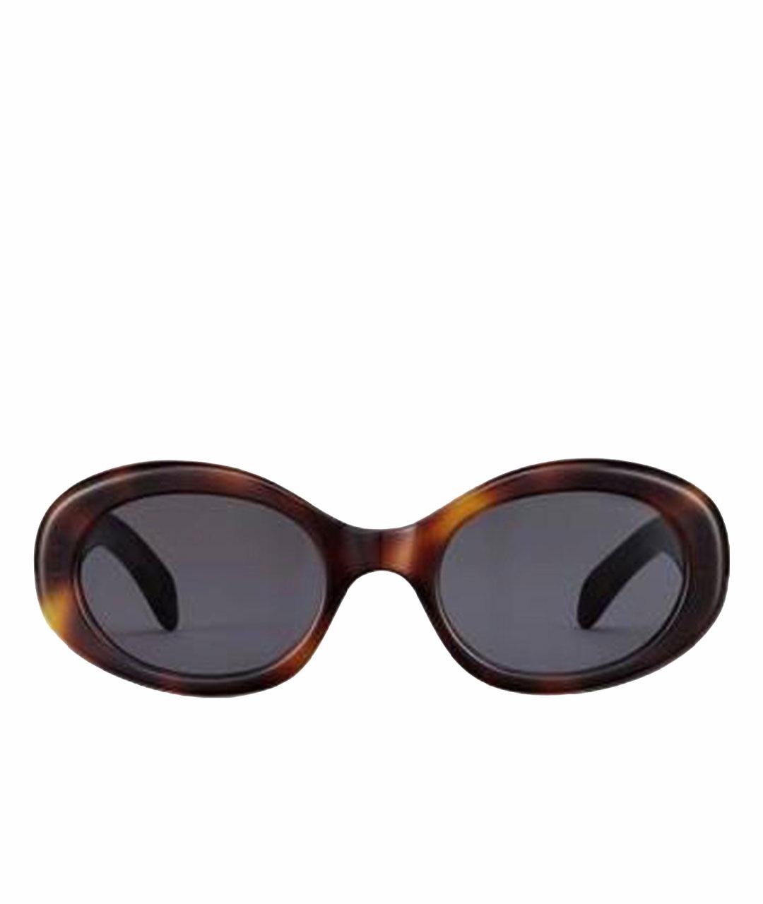 CELINE Коричневые солнцезащитные очки, фото 1