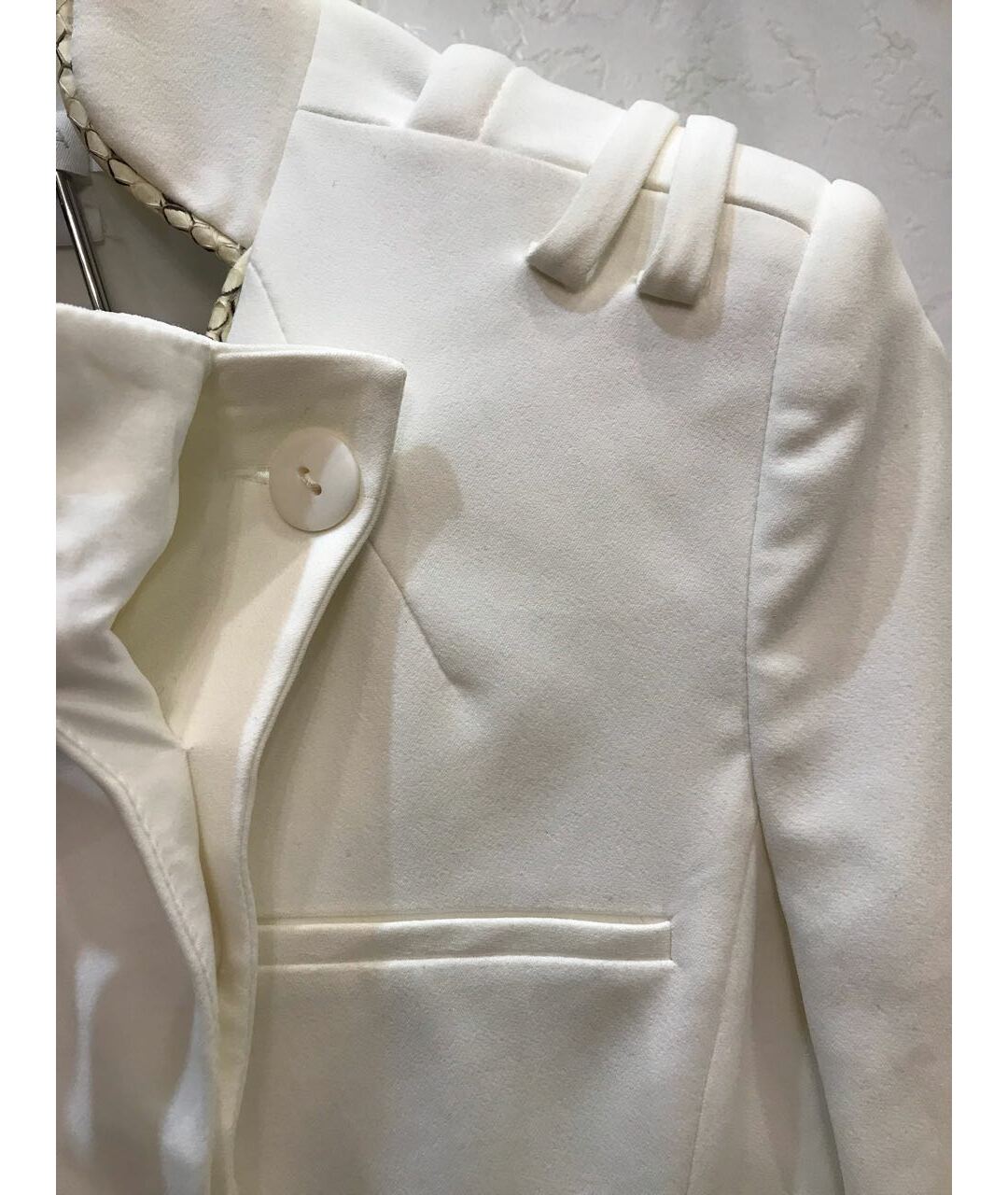 ALTUZARRA Белый полиэстеровый жакет/пиджак, фото 3