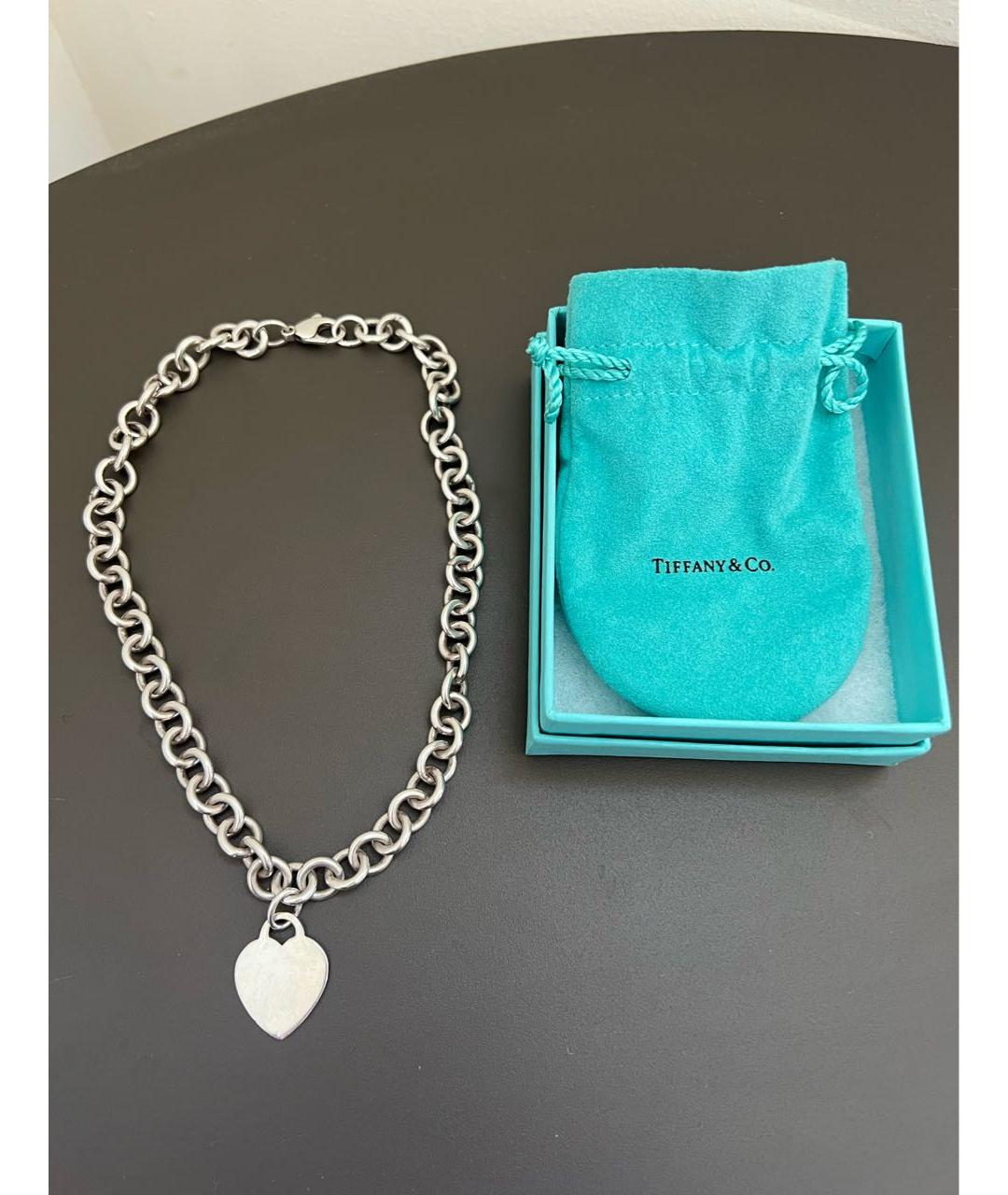 TIFFANY&CO Серебряная серебряная подвеска, фото 4