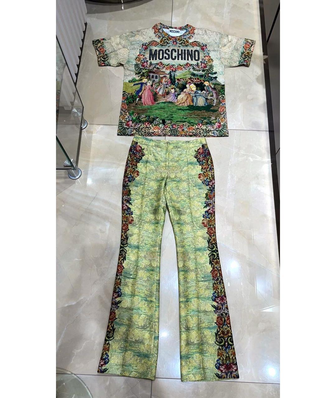 MOSCHINO Мульти вискозный костюм с брюками, фото 3