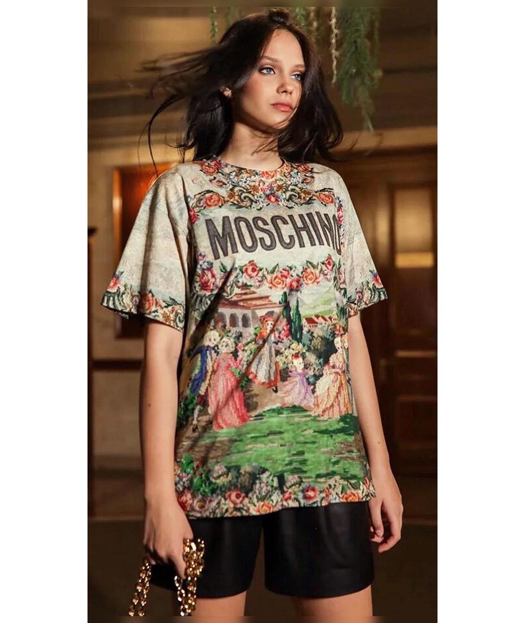 MOSCHINO Мульти вискозный костюм с брюками, фото 8