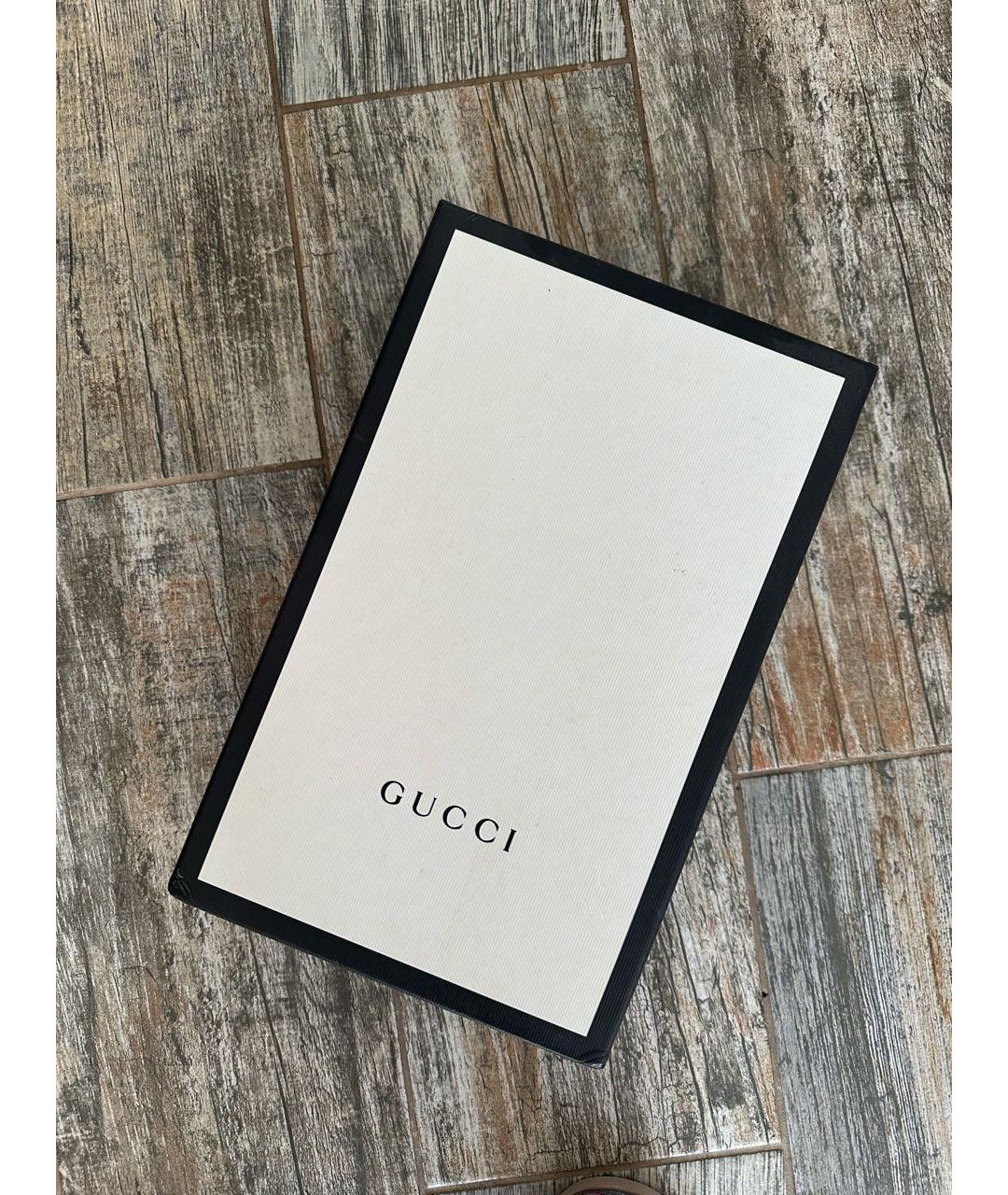 GUCCI Текстильные кеды, фото 5