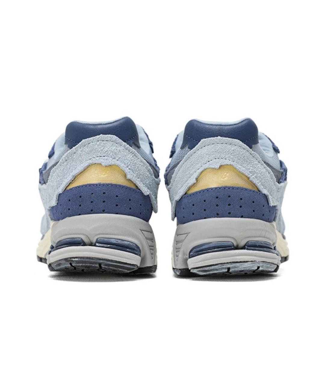 NEW BALANCE Синие замшевые низкие кроссовки / кеды, фото 4