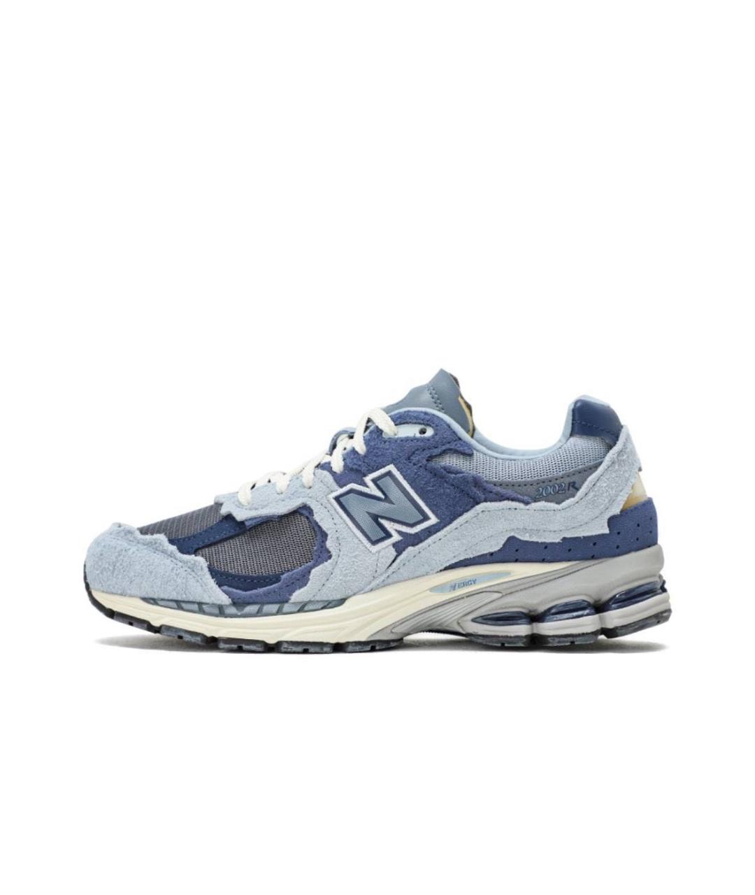 NEW BALANCE Синие замшевые низкие кроссовки / кеды, фото 3