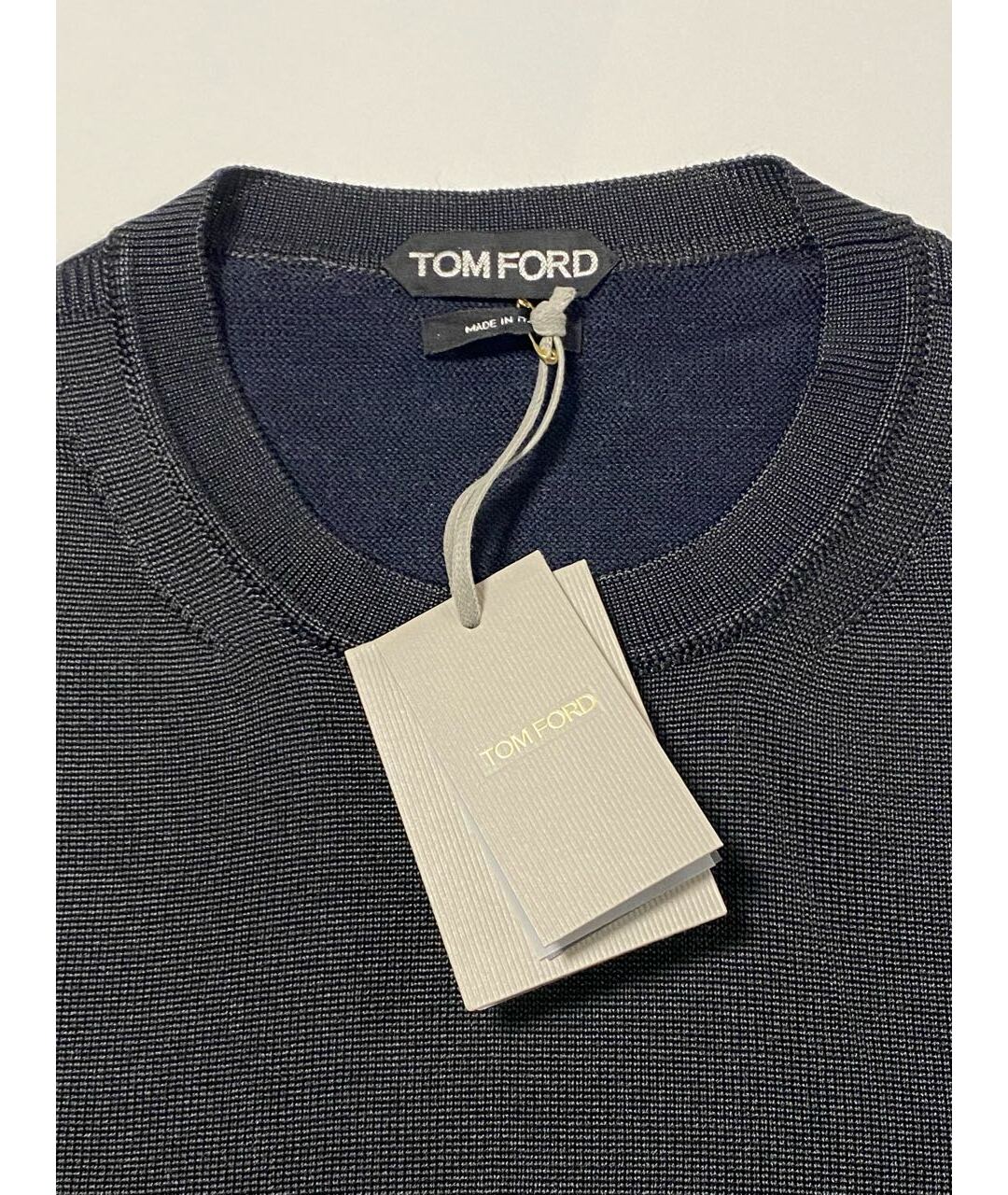 TOM FORD Черный шелковый джемпер / свитер, фото 3
