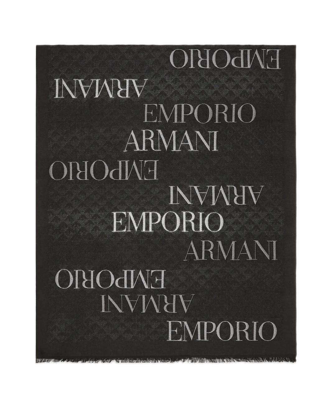 EMPORIO ARMANI Черный платок, фото 1