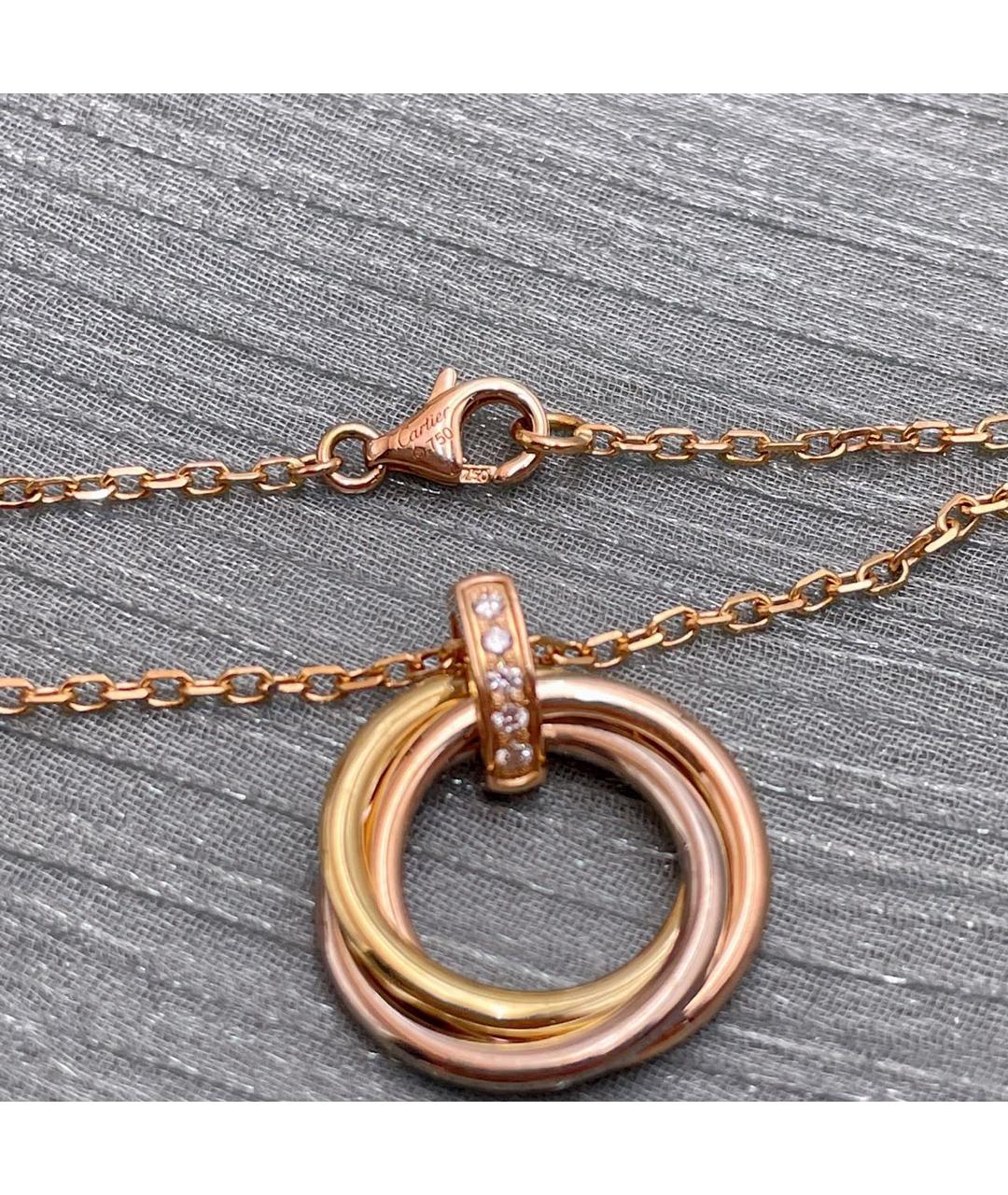 CARTIER Золотое колье из розового золота, фото 3
