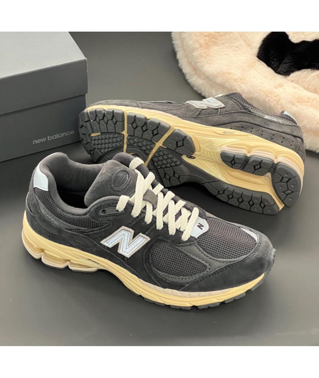 NEW BALANCE Антрацитовые низкие кроссовки / кеды, фото 6