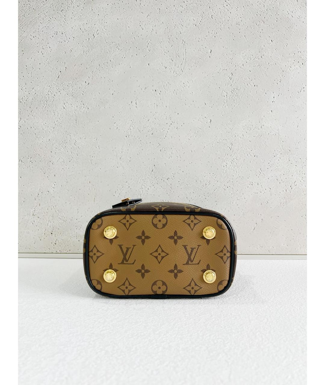 LOUIS VUITTON Коричневая сумка через плечо из искусственной кожи, фото 5