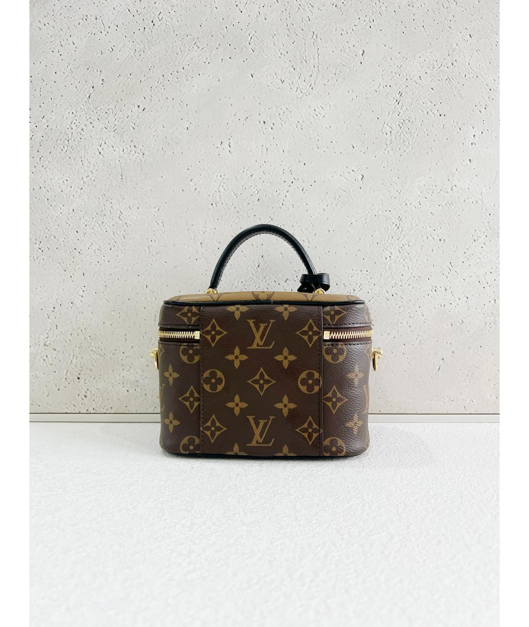 LOUIS VUITTON Коричневая сумка через плечо из искусственной кожи, фото 2