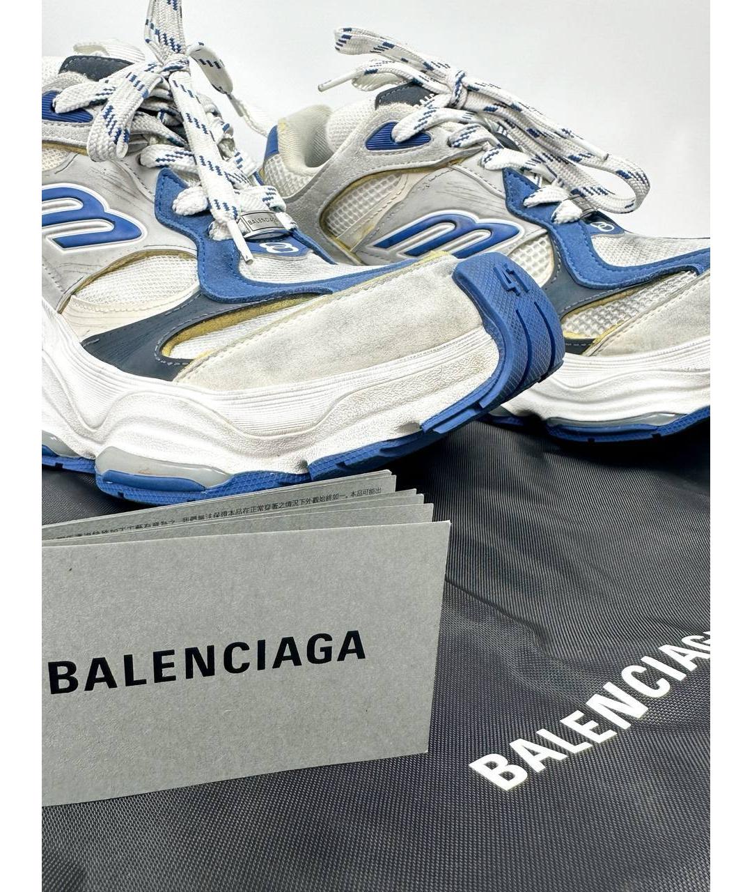 BALENCIAGA Синие низкие кроссовки / кеды, фото 6