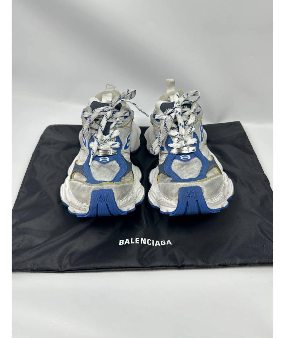 BALENCIAGA Синие низкие кроссовки / кеды, фото 2