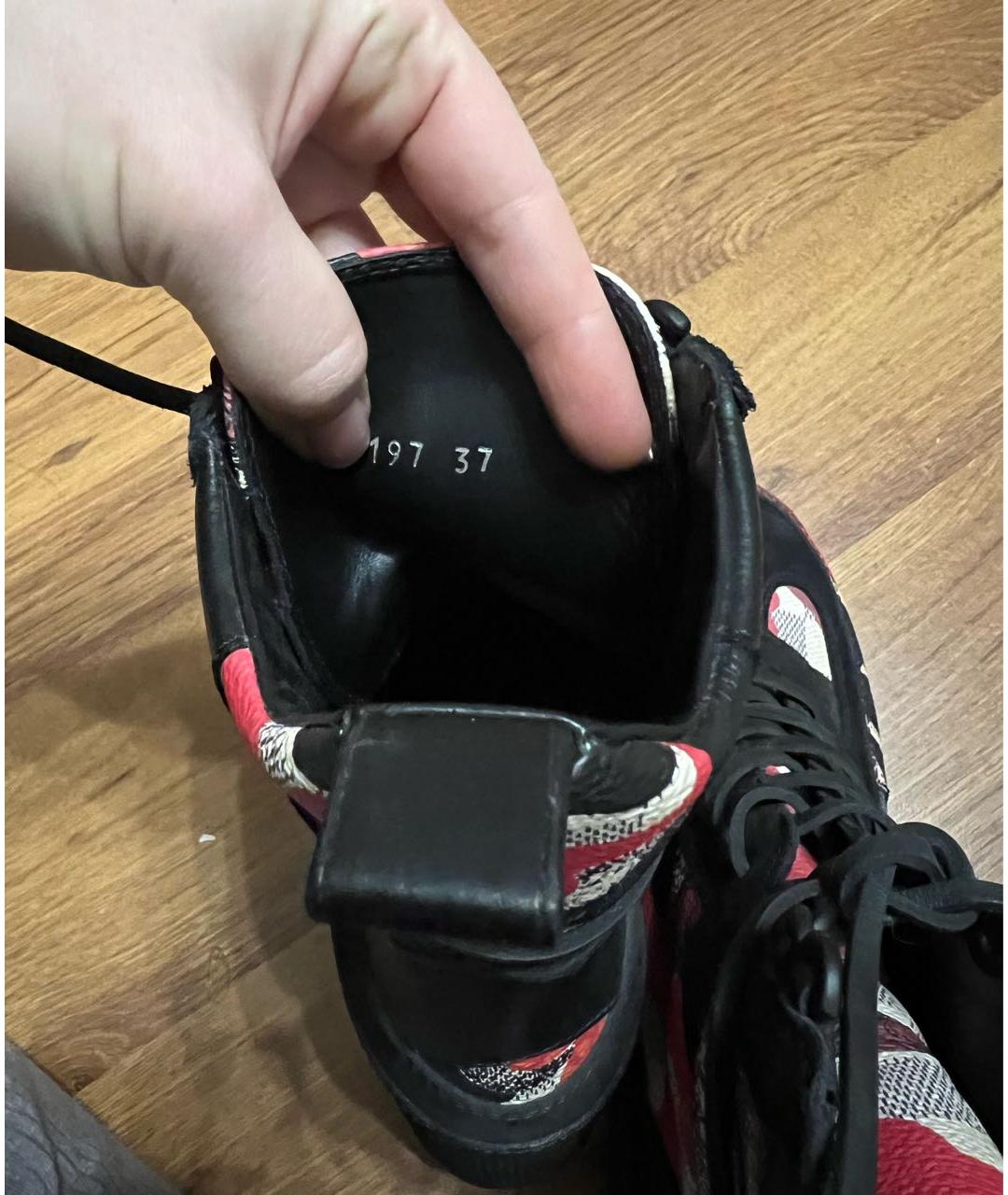 LOUIS VUITTON Черные кожаные ботильоны, фото 5