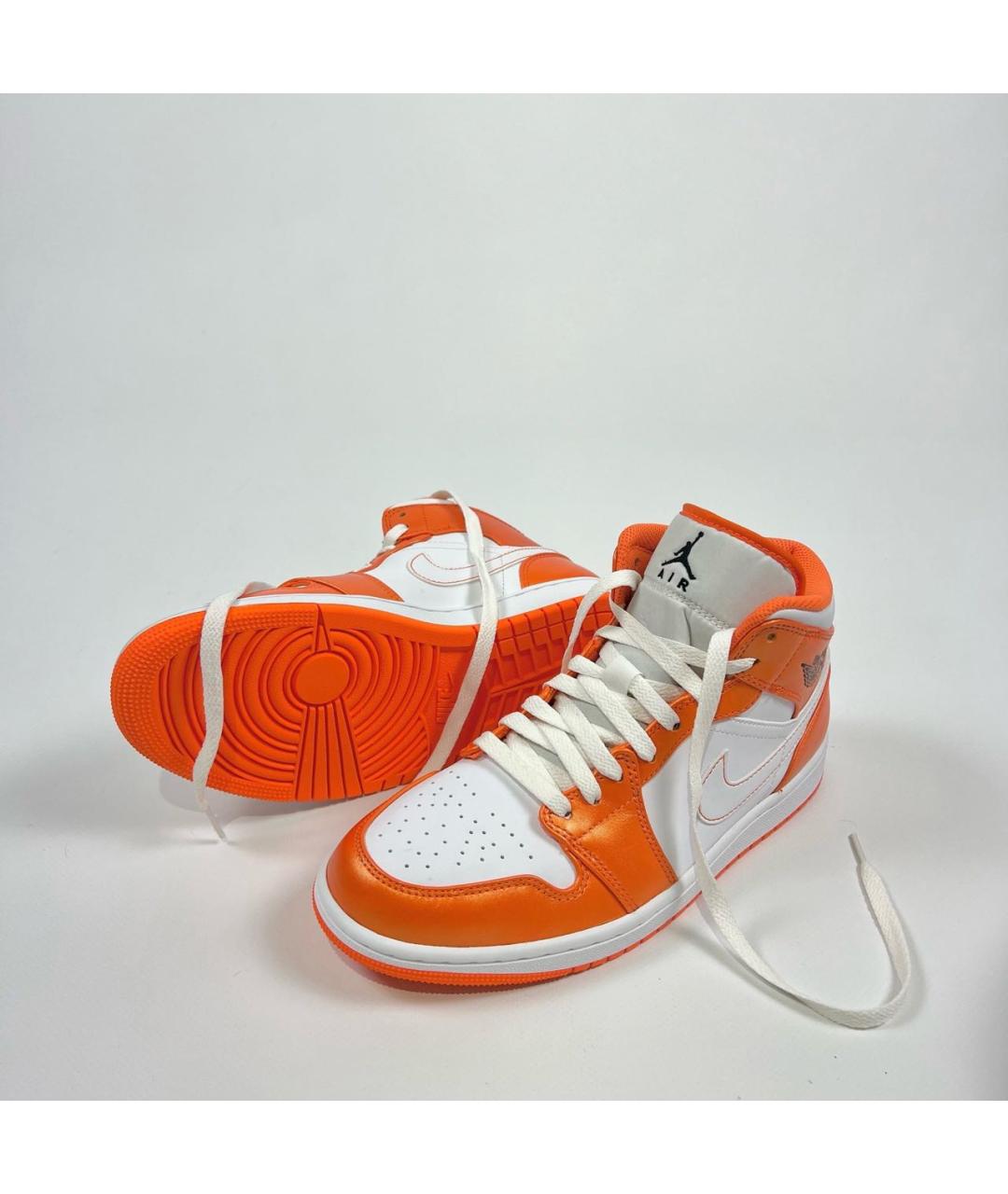 JORDAN Кожаные высокие кроссовки / кеды, фото 3