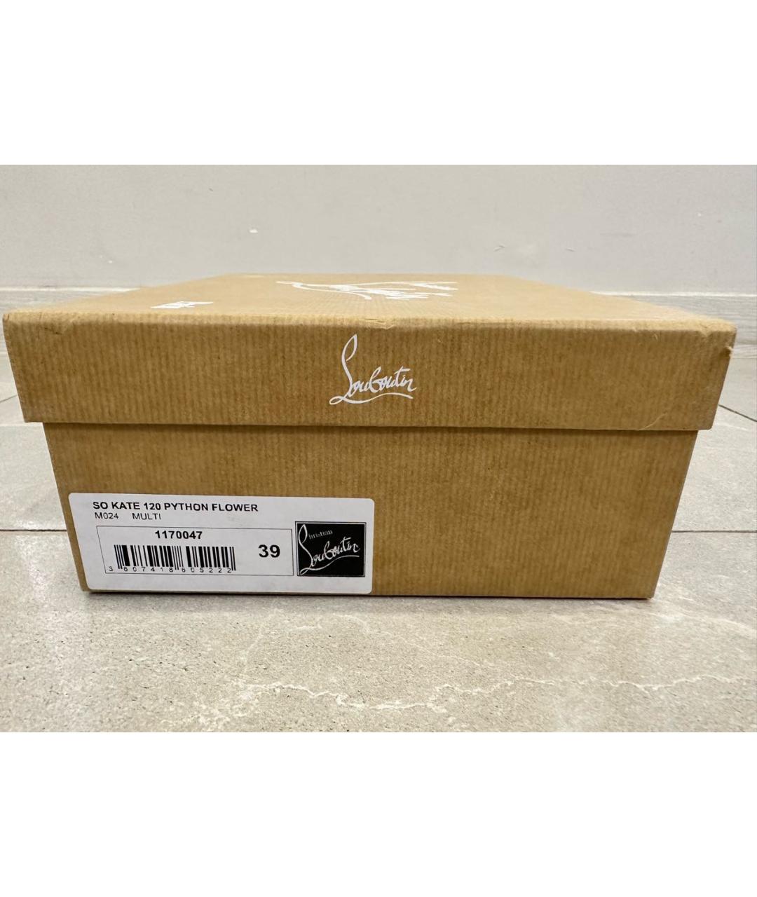 CHRISTIAN LOUBOUTIN Мульти туфли из экзотической кожи, фото 7