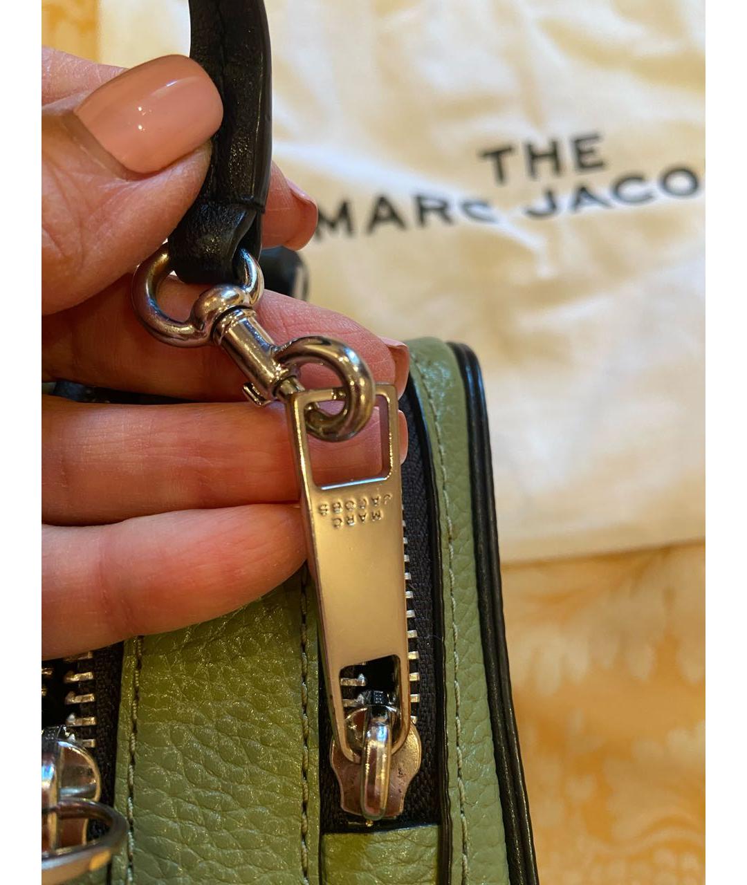 MARC BY MARC JACOBS Зеленая кожаная сумка через плечо, фото 8