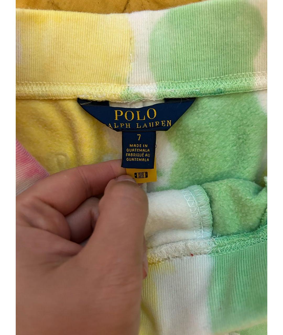 POLO RALPH LAUREN Мульти хлопковые детские шорты, фото 3