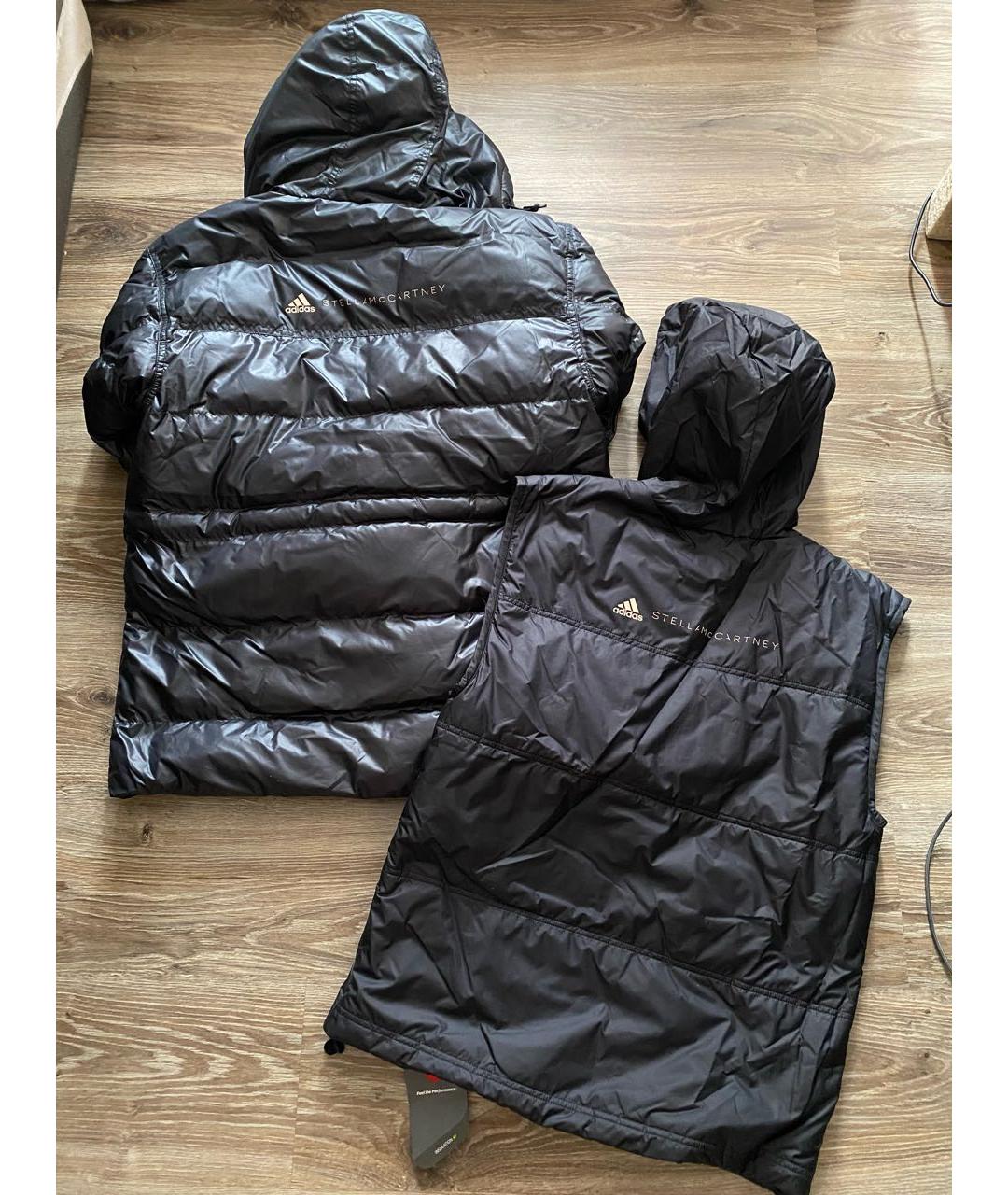 ADIDAS BY STELLA MCCARTNEY Черная полиэстеровая куртка, фото 6
