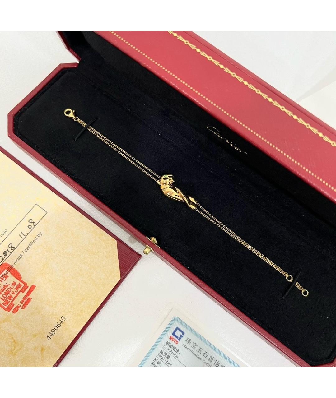 CARTIER Золотой браслет из желтого золота, фото 2