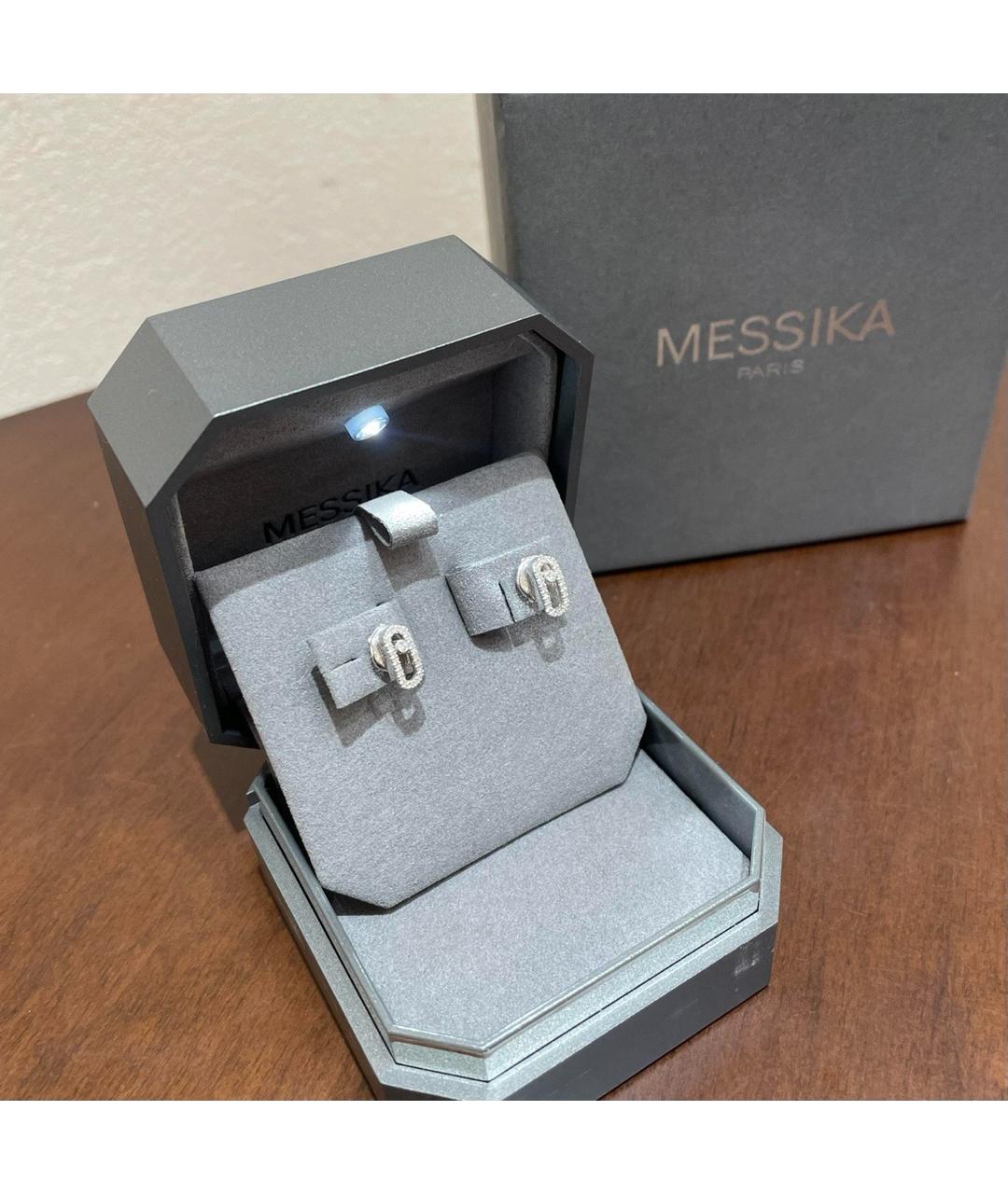 MESSIKA Серебряные серьги из белого золота, фото 4