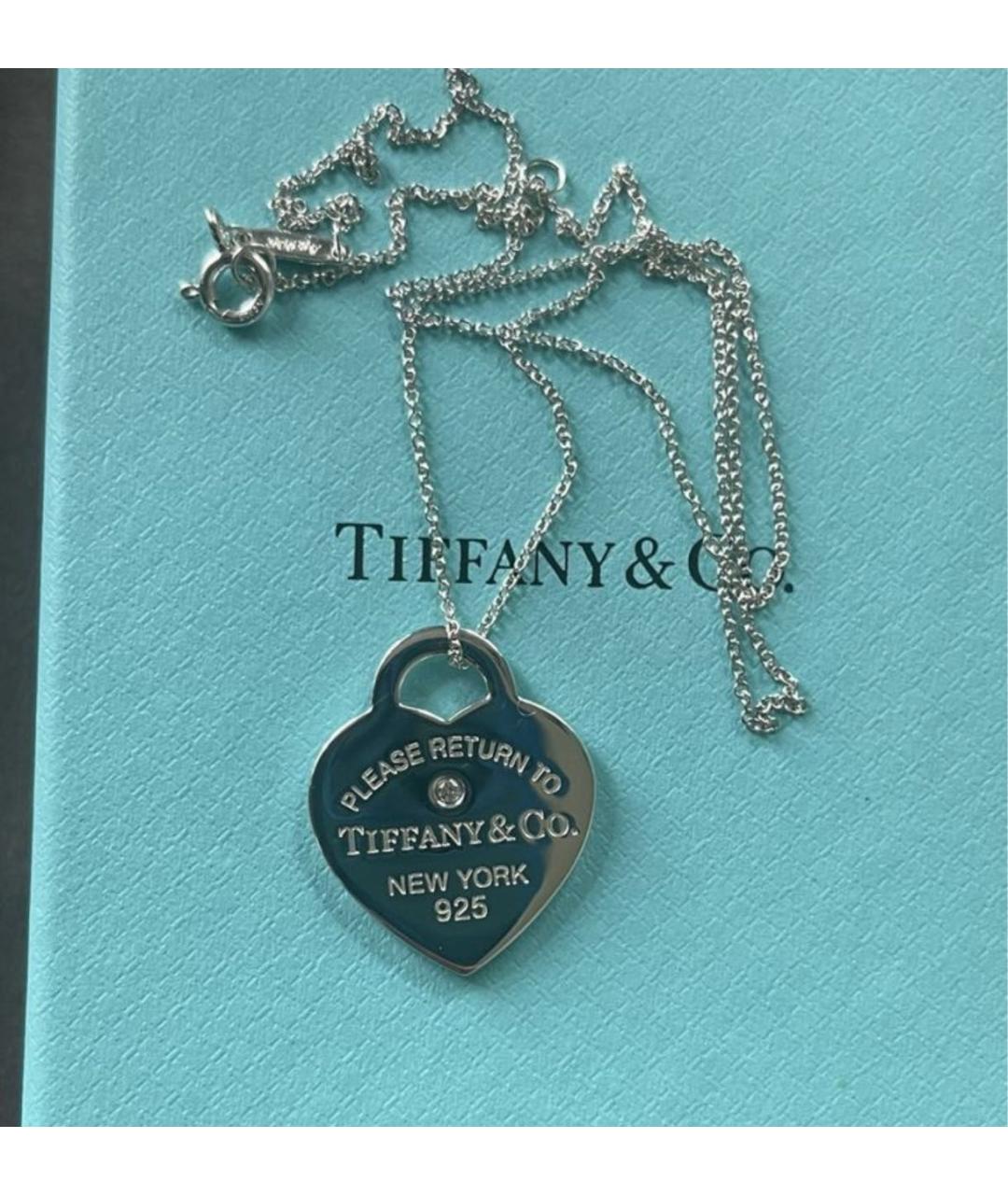 TIFFANY&CO Серебряная серебряная подвеска, фото 2