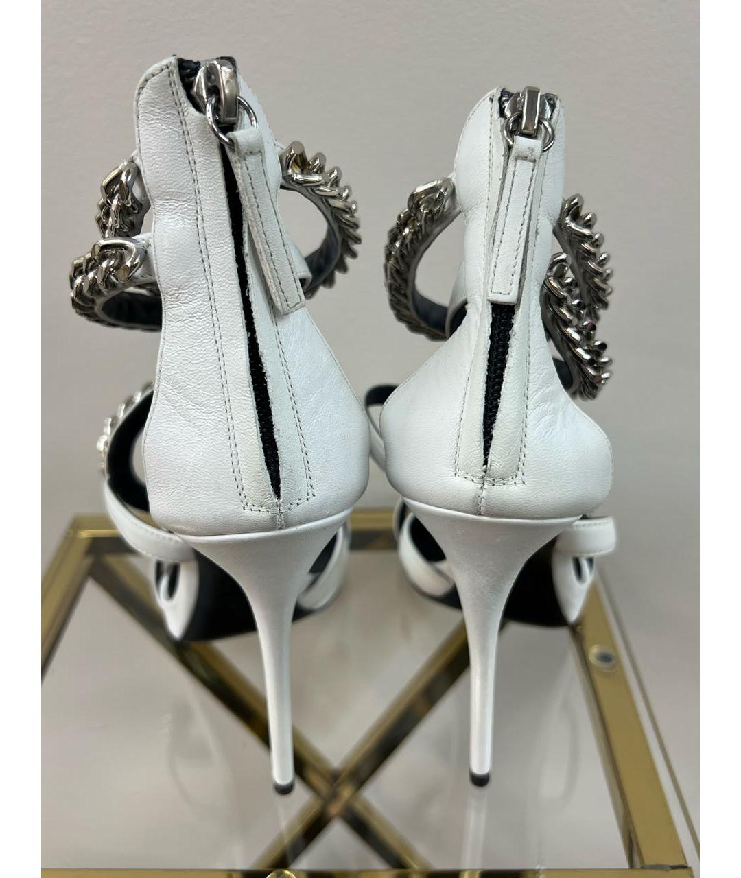 GIUSEPPE ZANOTTI DESIGN Белые кожаные туфли, фото 6